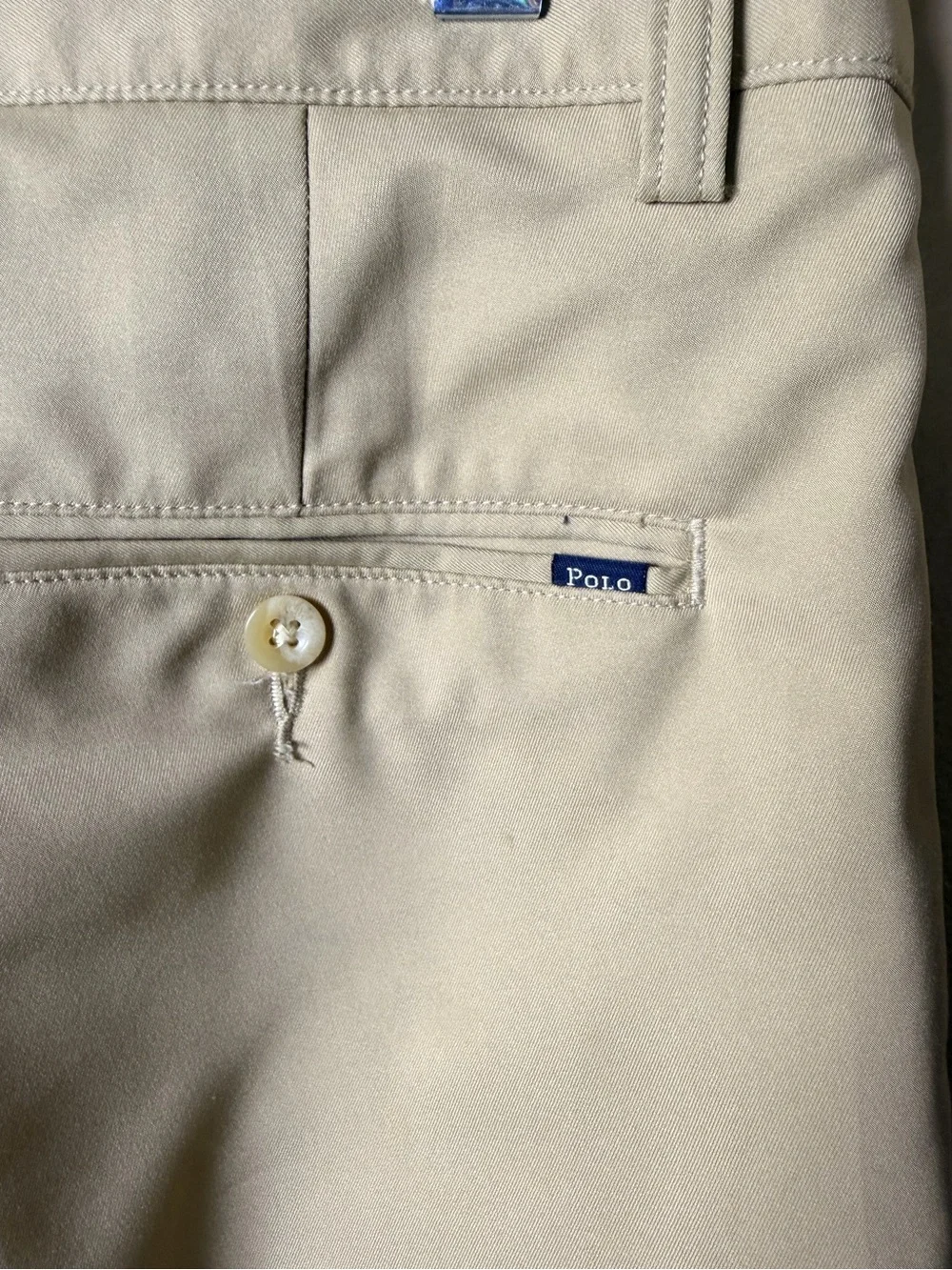 Polo Ralph Lauren Slim Fit Golf Pants Khaki Beige 32x30 Performance EUC